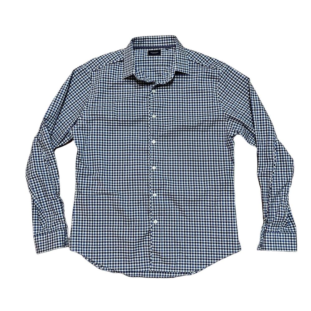 Western Shirt Women's 7 Diamonds Fit Large Button Front Violet Plaid Cotton L/S